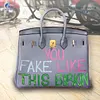 Hand Draw English you Customize Art Bag For women Handbags Designer Shoulder Bag 100% Genuine Leather Unique personality Fashion