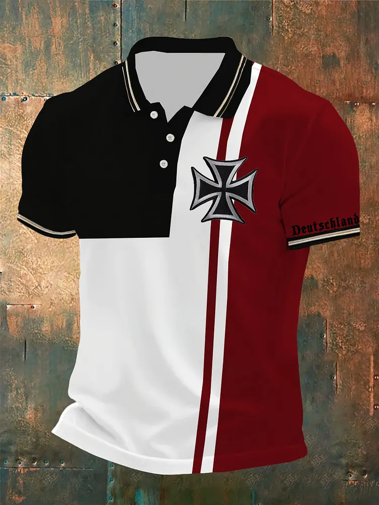 Kurzarm-Hemd und Shortss hirt f&uuml;r M&auml;nner Deutschland Design