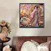 Japanese Geisha-Partial Special Shaped Diamond painting 30*30cm