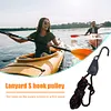 Adjustable Hanging Lanyard Tent Lamp Lifting Pulley Hook (3/8 inch Metal)