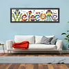 Welcome Owl-11CT Counted Cross Stitch Kit(73*22cm)