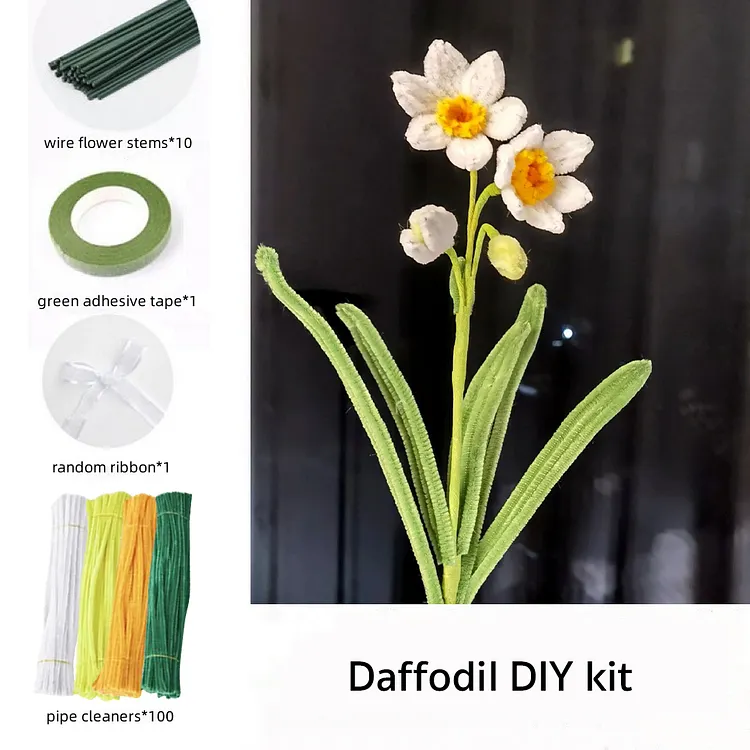 DIY Pipe Cleaners Kit - Daffodil