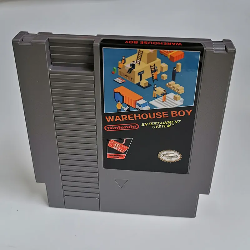 WAREHOUSE BOY For Nintendo NES - 8 Bit Game Cartridge