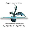3D Hologram Fan Projector - 5.5" Wi-Fi LED Holographic Display for Halloween Advertising, Events, Exhibition User-Friendly App Control, 128 LED Beads, 700+ Video Materials & Dedicated Support