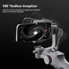 Xtahdge Capture 5 3-Axis Stabilizer Gimbal Stabilizer with LCD Screen for Smartphones 450g/0.99lbs Payload 450g/0.99lbs Image Stabilization Support BT Connection App Control with LED Light AI Active