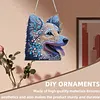 Diamond Painting Acrylic Double-side Dog Pendant Hanging Gem