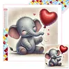 Diamond Painting -DIY Full Square Drill Elephant(35*35CM）