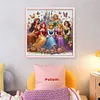Princesses - 11CT Stamped Cross Stitch - 50*50cm - Disney