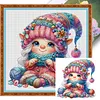 Weave Sweater - 11CT Stamped Cross Stitch - 45*45cm - Cartoon