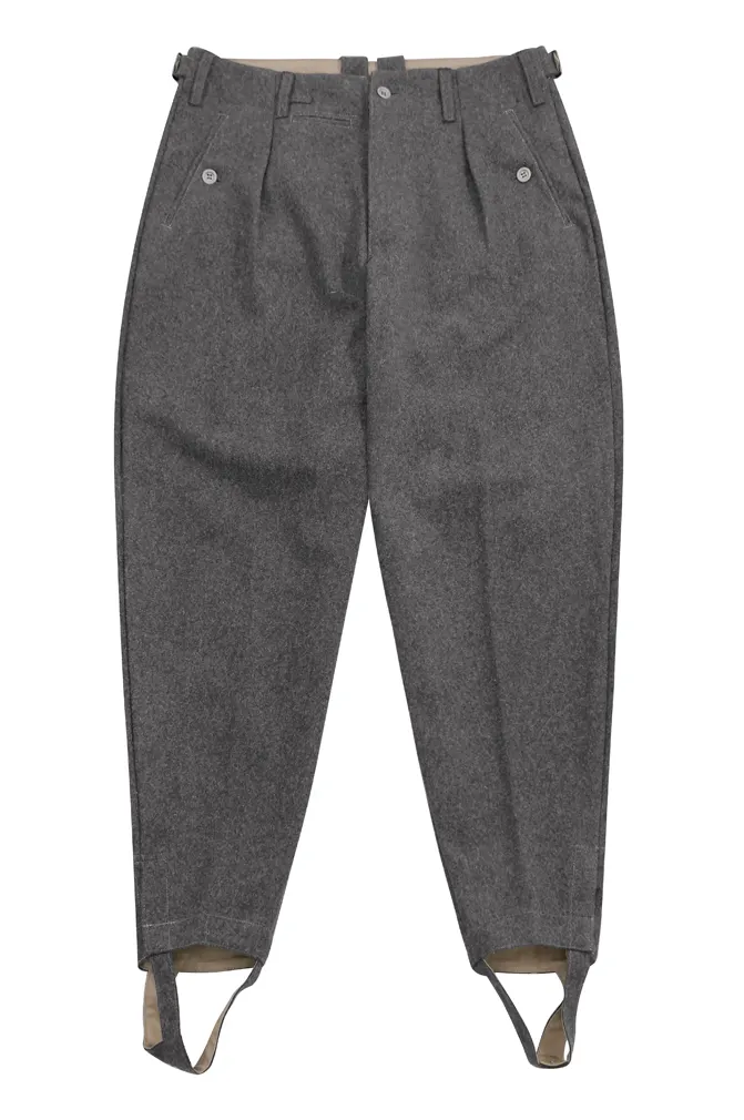   Elite German M1942 Stone Grey Wool Trousers German-Uniform