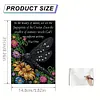 (US Local)DIY Diamond Art Diary Book Journal Notebook 60Pages A5(Dragonfly English Letter)