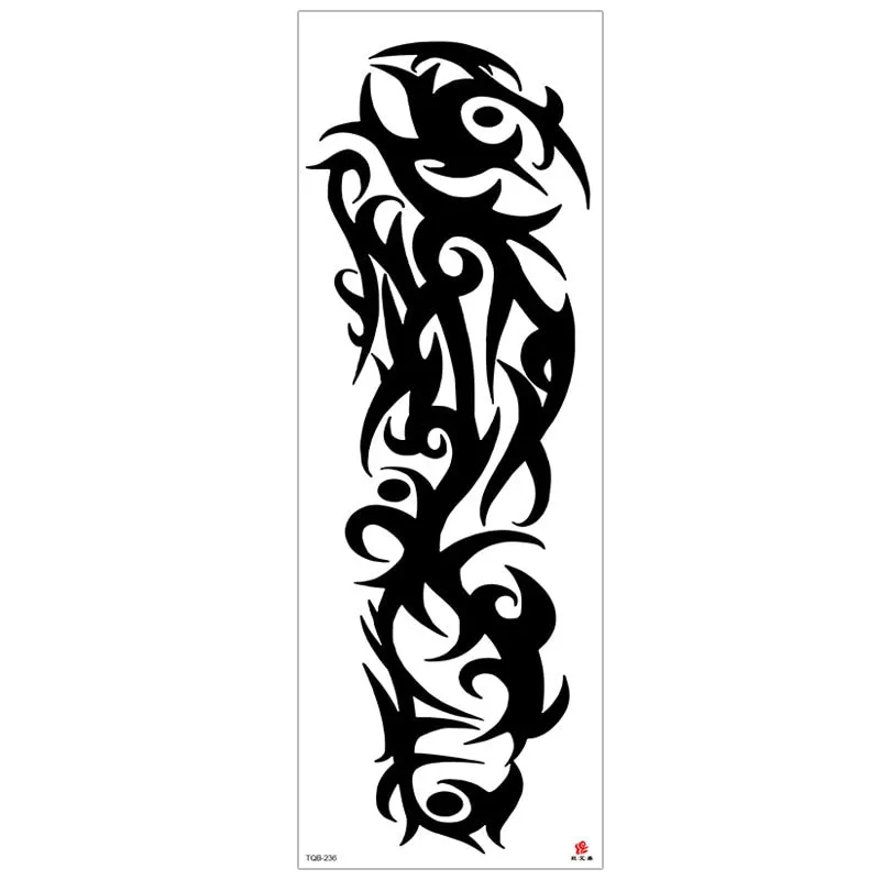 temporary tattoos for men robot full arm sleeve tattoo mechanical lion tiger waterproof tatto fake tatoo stickers body tatoo art