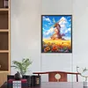 Diamond Painting -DIY Round Drill Mountain Windmill(40x50cm)