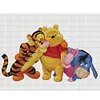 Pooh Bear Friends - 11CT Stamped Cross Stitch - 50*40cm - Disney