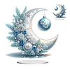 Acrylic Special Shaped Double Sided Effect Christmas Theme Desktop Diamond Art Kit