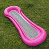 Foldable Inflatable Hammock Back Floating Row Air Bed Swimming Pool Chair