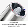  Electric Gravity Pepper Grinder Automatic Salt and Pepper Mill Grinder Adjustable Coarseness Battery Powered Blue Led Light One Hand Operation
