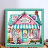 Sewing House-14CT Stamped Cross Stitch 40*40cm/15.75*15.75in