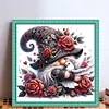 Rose Gnome-11CT Stamped Cross Stitch 50*50cm/19.69*19.69in
