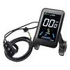 24V/36V/48V Electric Bike Display Screen Waterproof Handlebar Bike Speedometer