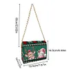 DIY Diamond Art Wooden Diamond Painting Crystal Rhinestone Purse Bag Shoulde Crossbag Kits