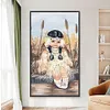 >SALE<5D DIY Full Round Drill Diamond Painting Girl Kit Home Decor Art Craft 40x70cm