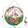 DIY Diamond Painting Hanging Wreath Kit Home Door Decor(Include Chain and Lamp Belt)