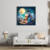(Multi Style)Winter Window Bear-Full Embroidery 3 Strands 11CT Counted Cross Stitch-40*40CM