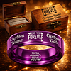 Memorial Ring 😍 Includes Matching Engraved Wood Box + Bonus Bracelet 🎁