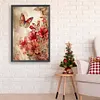 Retro Butterfly Hibiscus-Paint by Numbers Acrylic Painting 40*60CM(Poster style）