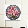(Multi-Style) Flower Glass Painting - Paint By Numbers Acrylic Painting 40*40CM(HOT)