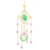 Carillon &eacute;olien suspendu en cristal