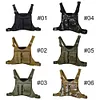Sports Chest Bag Adjustable Shoulder Strap Front Running Vest Bag for Men Women