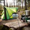 Camping Gas Stove Holder Aluminum Alloy Outdoor Gas Tank Support for Camping BBQ