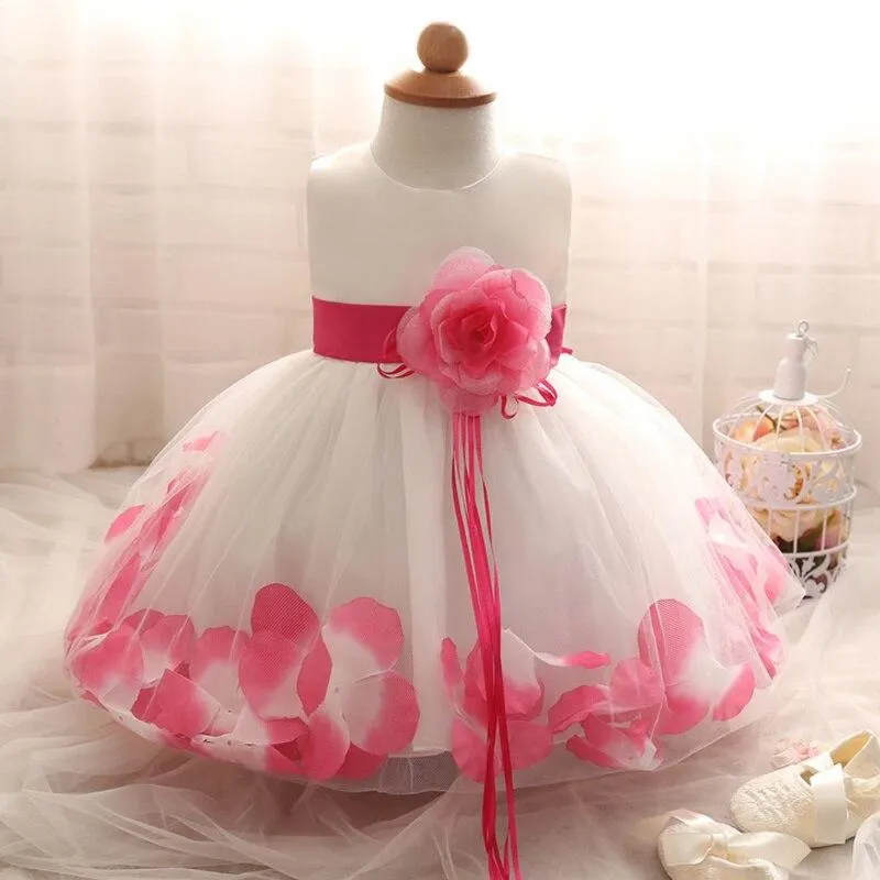 Vintage Kid Girls Dress Baptism Dresses for Girl Baby 1 Year Birthday Dress Christening Gown Infant Party Clothing Baby Vestido