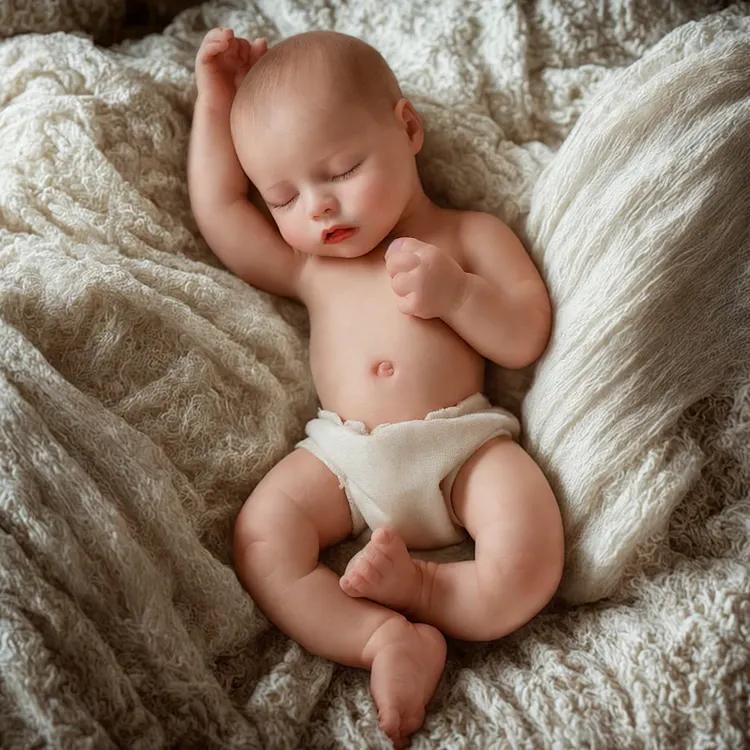 Babeside Twinnie 12"/16" Realistic Silicone sleeping Baby Little Infant Healing of the Heart