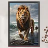 Lion-11CT Stamped Cross Stitch 40*70cm(Big Size)