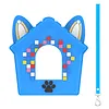 Silicone Carrying Case with Lanyard Portable Silicone Sleeve Shockproof & Anti Drop for Bitzee Doghouse Electronic Pets Accessories