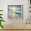 (Counted/Stamped) 11CT Sunset By The Sea-Cross Stitch-40*40cm/15.75*15.75in