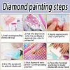 (US Local)3Pcs Special Shape Book Butterfly 5D DIY Diamond Painting Bookmark Craft Kit