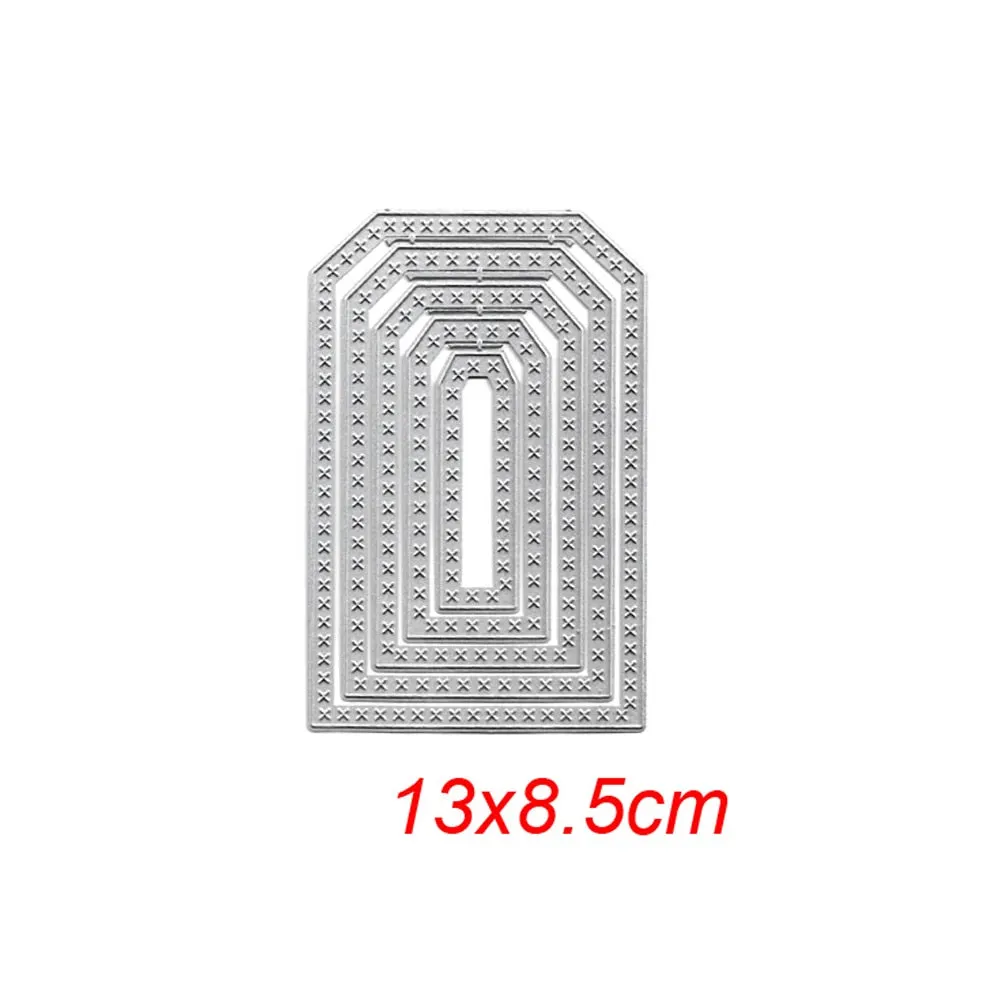 Metal Cutting Dies Curves Border Frames Square DIY Scrapbooking Card Album Making Embossing Punch Craft Diecuts New 2019