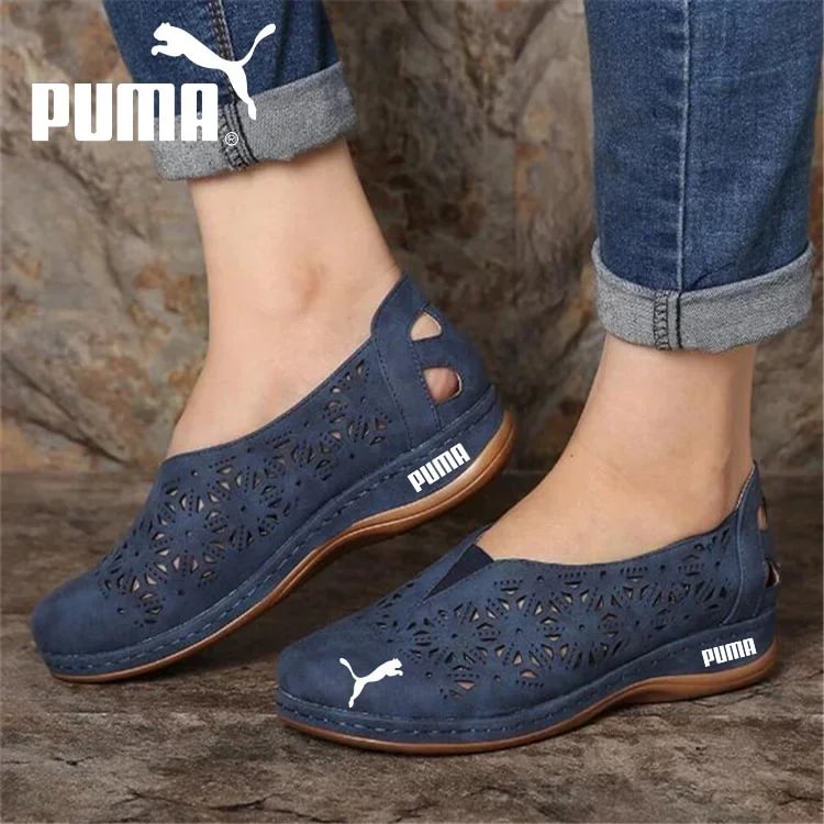 DAMSKIE BUTY ORTOPEDYCZNE VINTAGE PUMA&reg; WYKONANE ZE SZTUCZNEJ SK&Oacute;RY