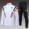 2024 Germany Half-Pull Training Suit White Football Shirt 1:1 Thai Quality