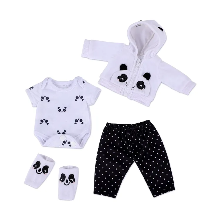 For 12" Reborn Baby Doll Bear 4&nbsp;Pieces Set Accessories
