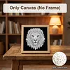 12pcs/set Unframed Pearl Painting Canvas Art Handmade Pearl Material Art Kit Living Room Decor (15x15cm)