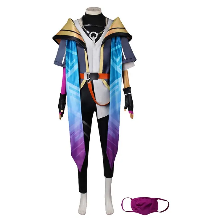 League of Legends LoL Heartsteel Aphelios Blue Set Outfits Cosplay Costume Halloween Carnival Suit