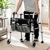 Walker Bag Waterproof Multi-Pockets Armrest Side Storage Bag for Seniors Elderly
