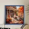 Autumn'S Door - 14CT Stamped Cross Stitch - 50*50cm