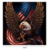Eagle Flag-Full Round Diamond Painting