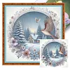 (Multi-Style)Winter Scenery-11CT Stamped Cross Stitch 40*40cm/15.75*15.75in
